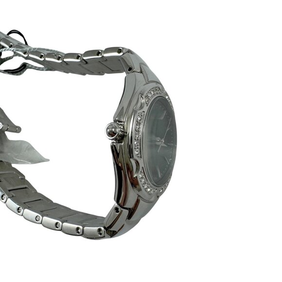 Seiko Womens Swarovski Crystal Sporty Light Blue Dress Watch SXDC51 Quartz - Picture 7 of 12